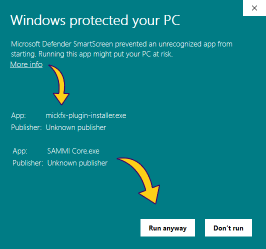 Windows Protection Notice